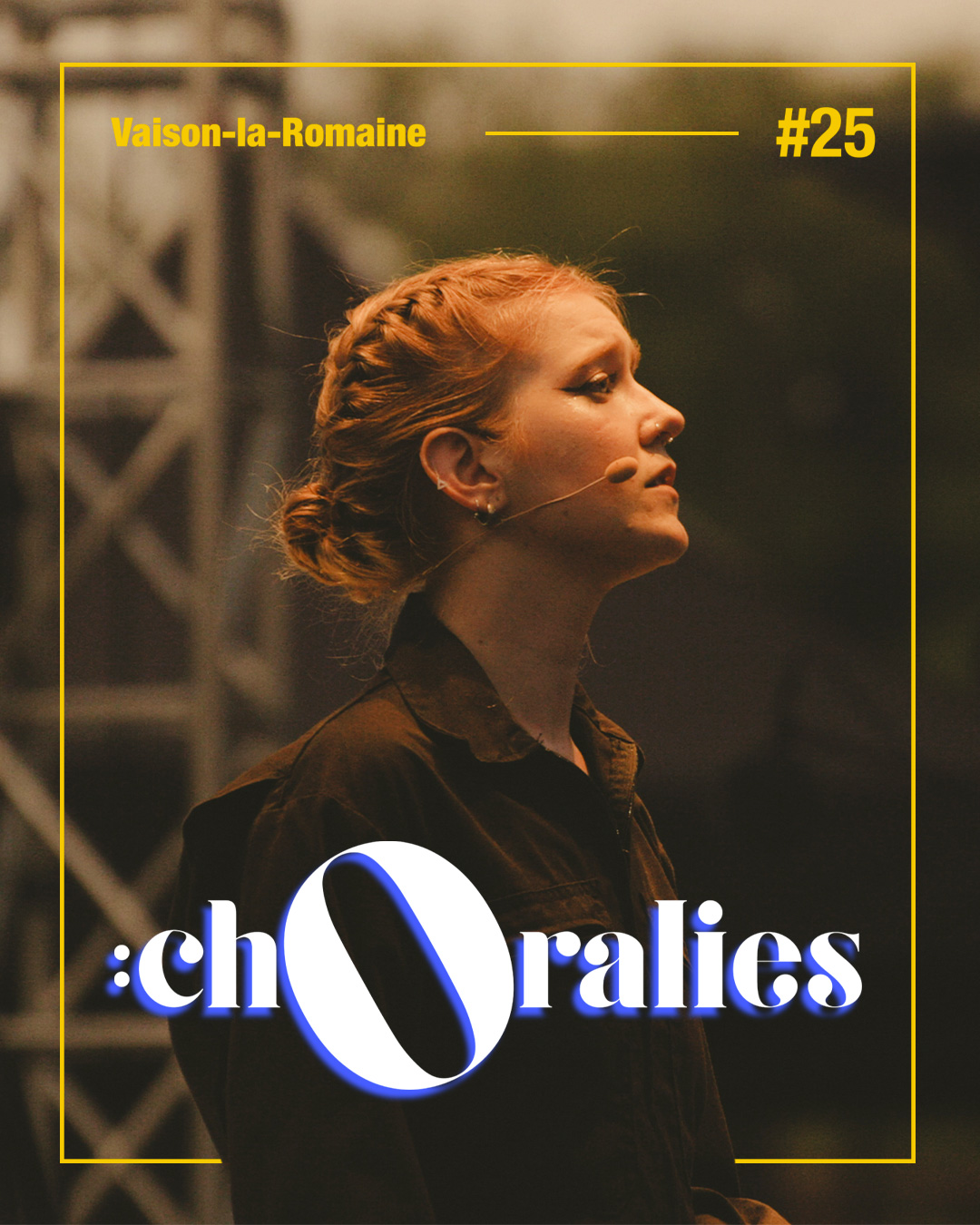 Affiche des Choralies de Vaison-la-Romaine