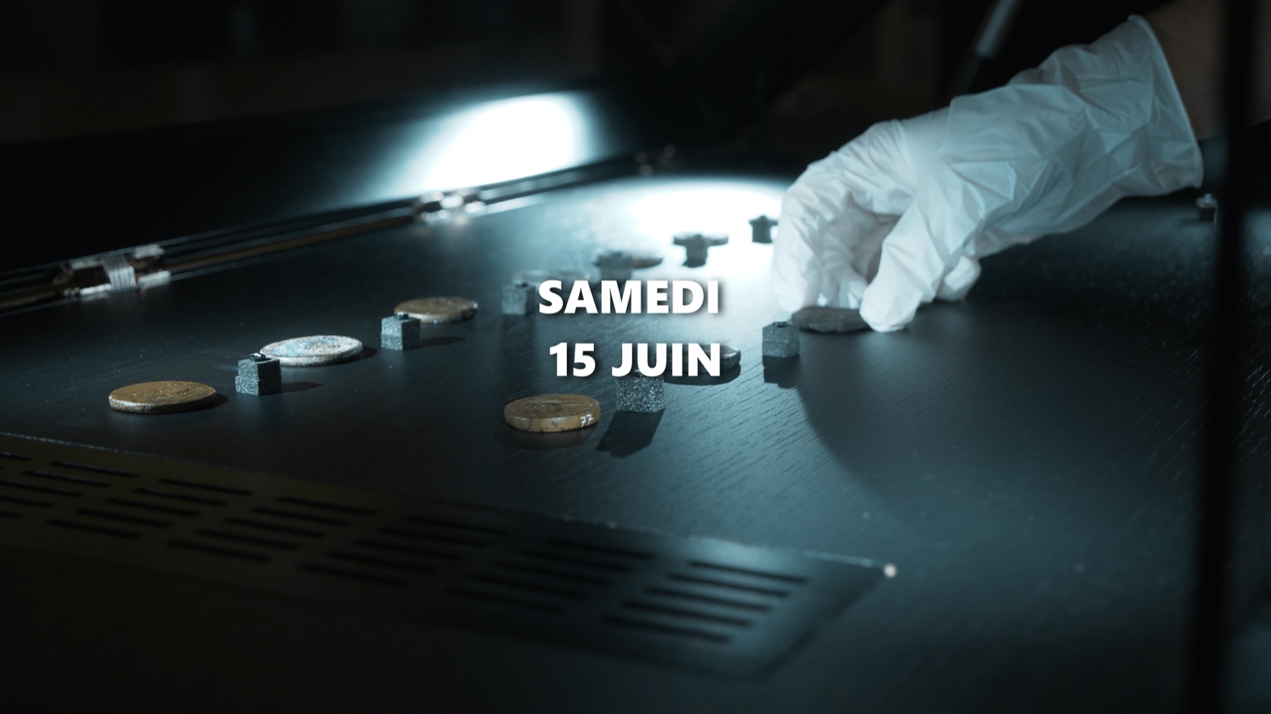 Poste de montage installé sur site pendant l'évènement